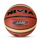 Nivia Pro-Touch Leather Pasted Basketball Ball
