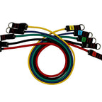 Airavat Exercise Resistance Tube Pack of 12 (Colour may Vary)