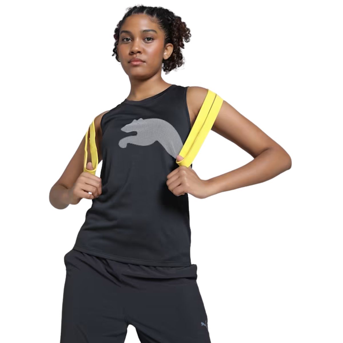 Puma Womens Train All Day Big Logo Tank Top