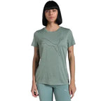 Puma Womens Train All Day Essential Heather Logo Tee