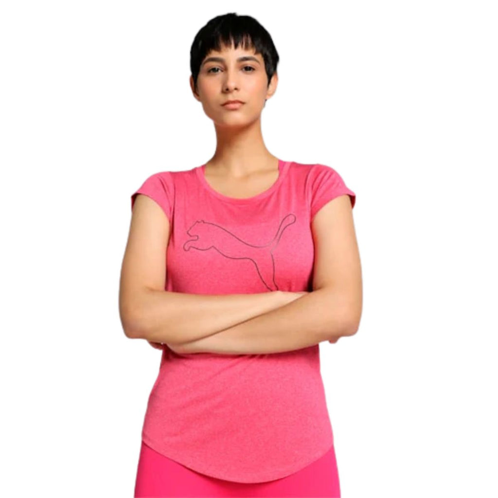 Puma Womens Performance Heather Cat Tee