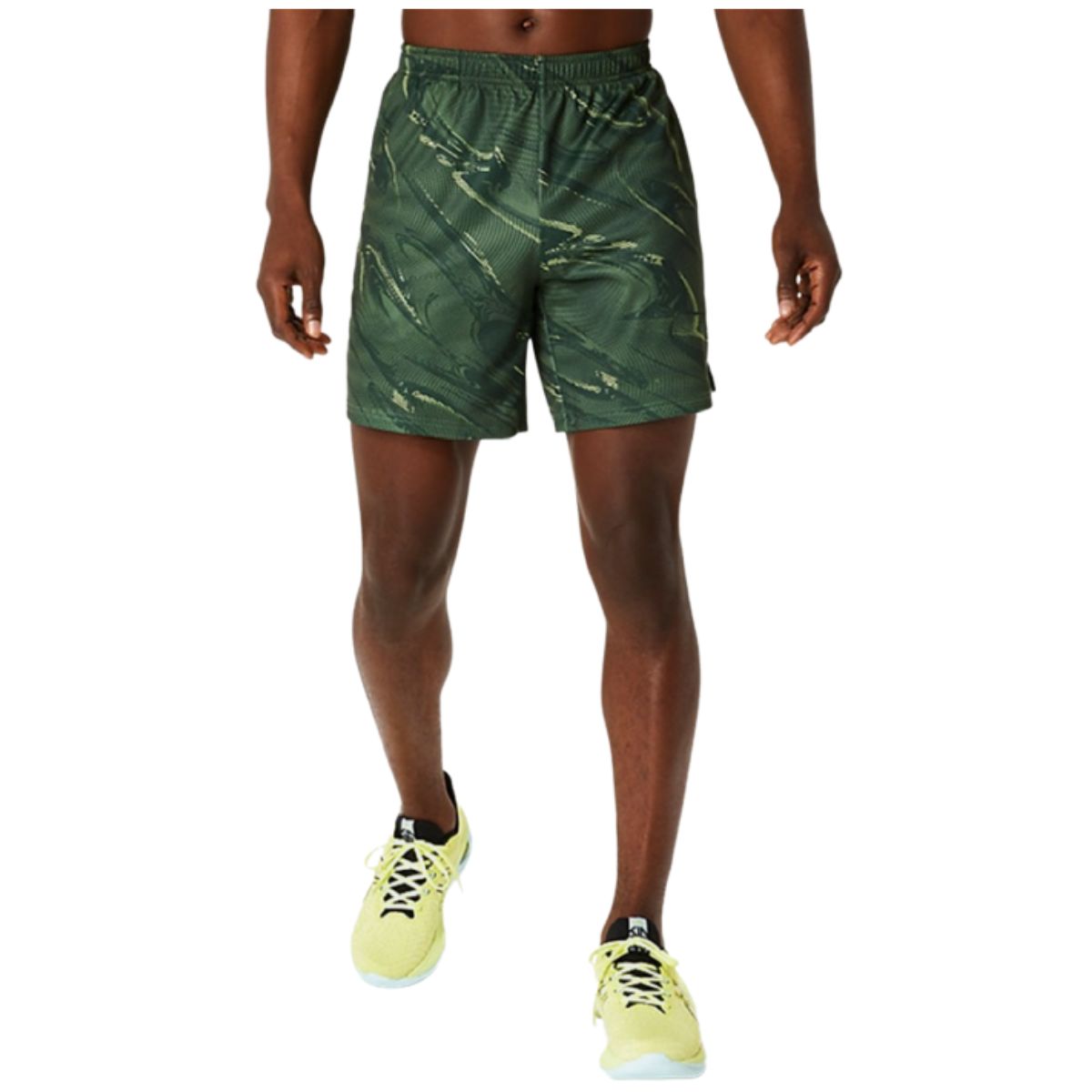 Asics Suminagashi Motif Print 7 In Running Shorts