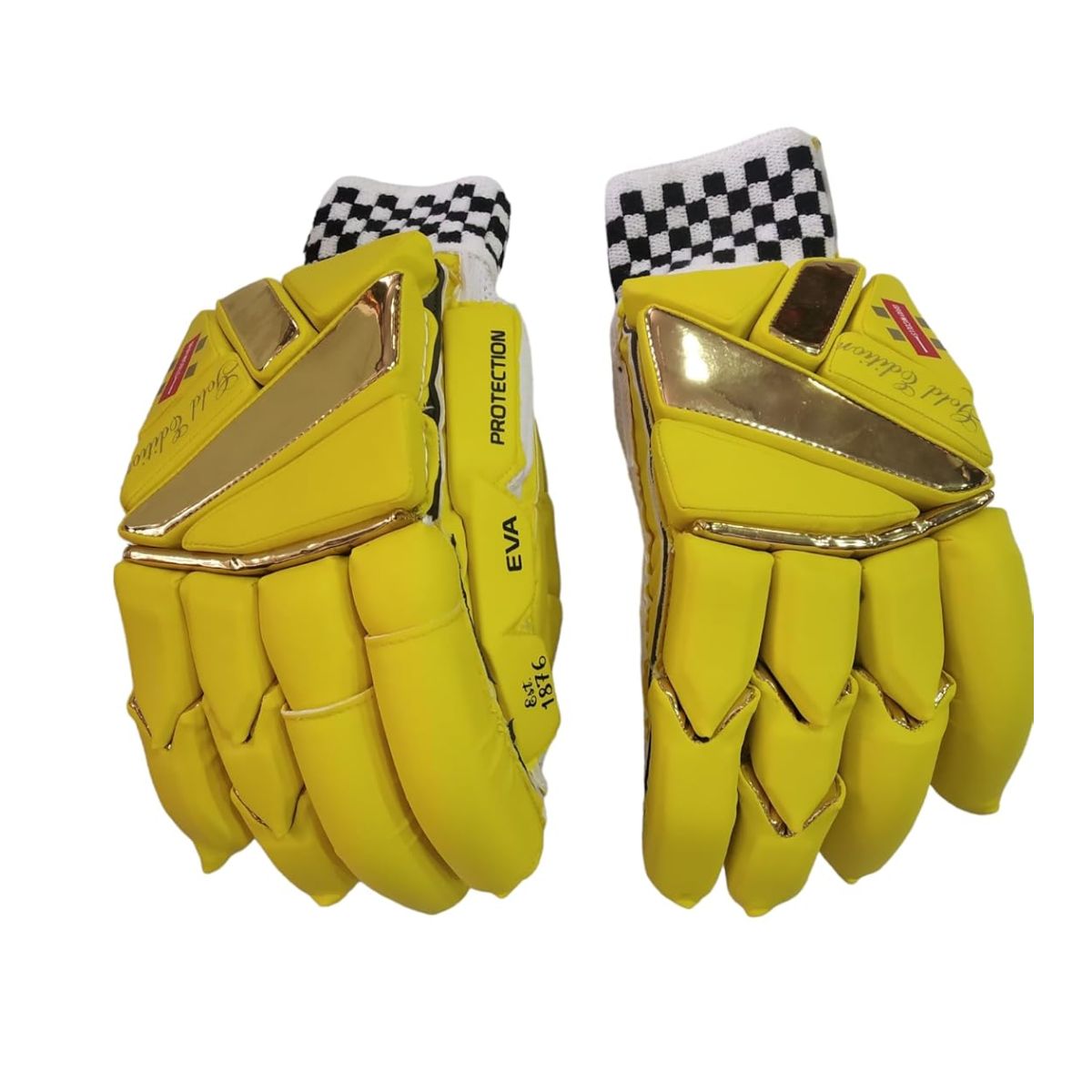 Gray-Nicolls Gold Edition Yellow Cricket Batting Glove