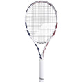 Babolat Boost Drive White Strung Tennis Racket (With Cover)