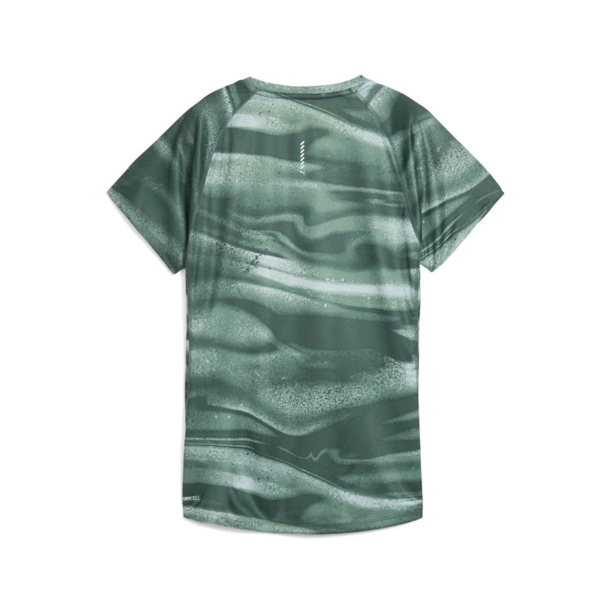 Puma Run Velocity All Over Print Crew Neck Short Sleeve T-Shirt
