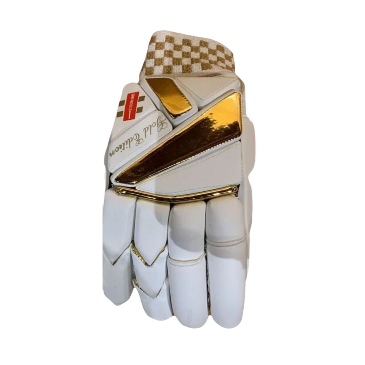 Gray-Nicolls Gold Edition White Cricket Batting Glove