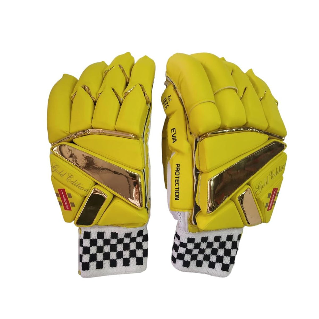 Gray-Nicolls Gold Edition Yellow Cricket Batting Glove