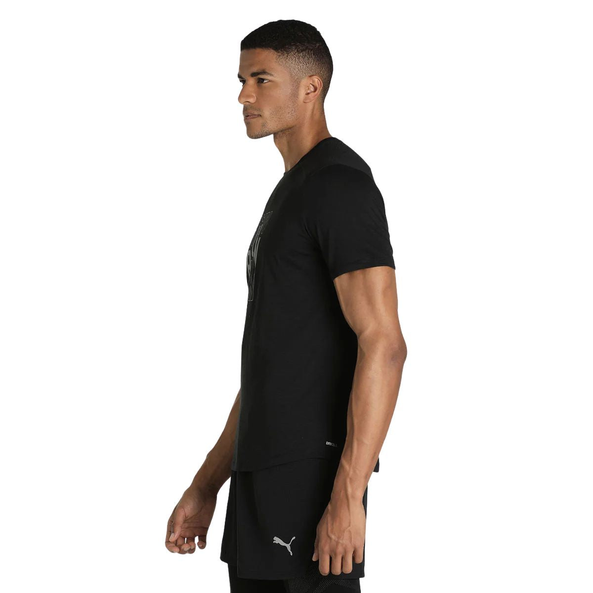 Puma Mens Train Logo Short Sleeve Tee