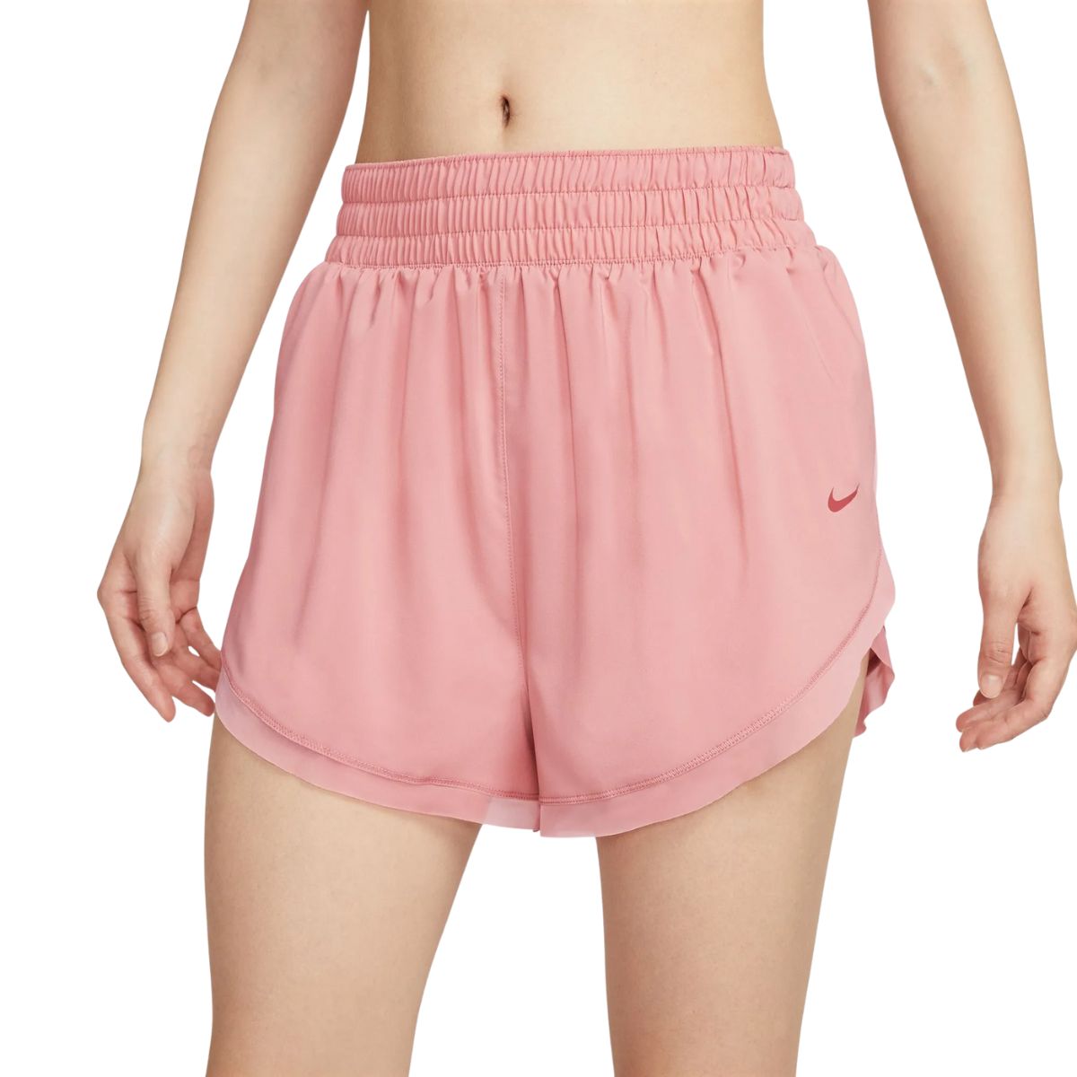 Nike Women's One Dri-Fit Mid Waist 3" Brief Shorts