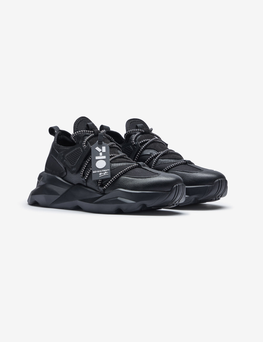 721 black exoskeleton chunky sneaker - The Grand Sale