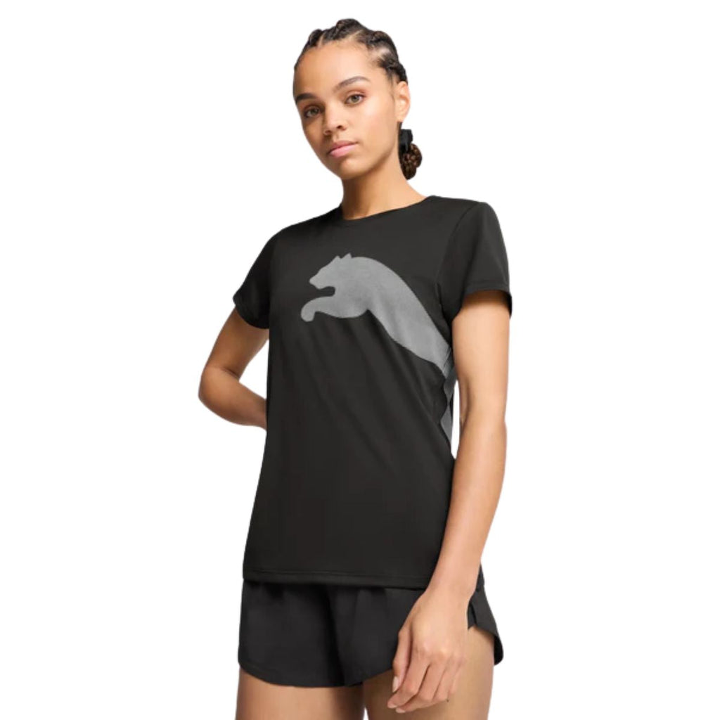 Puma Womens Train All Day Big Logo T-Shirt