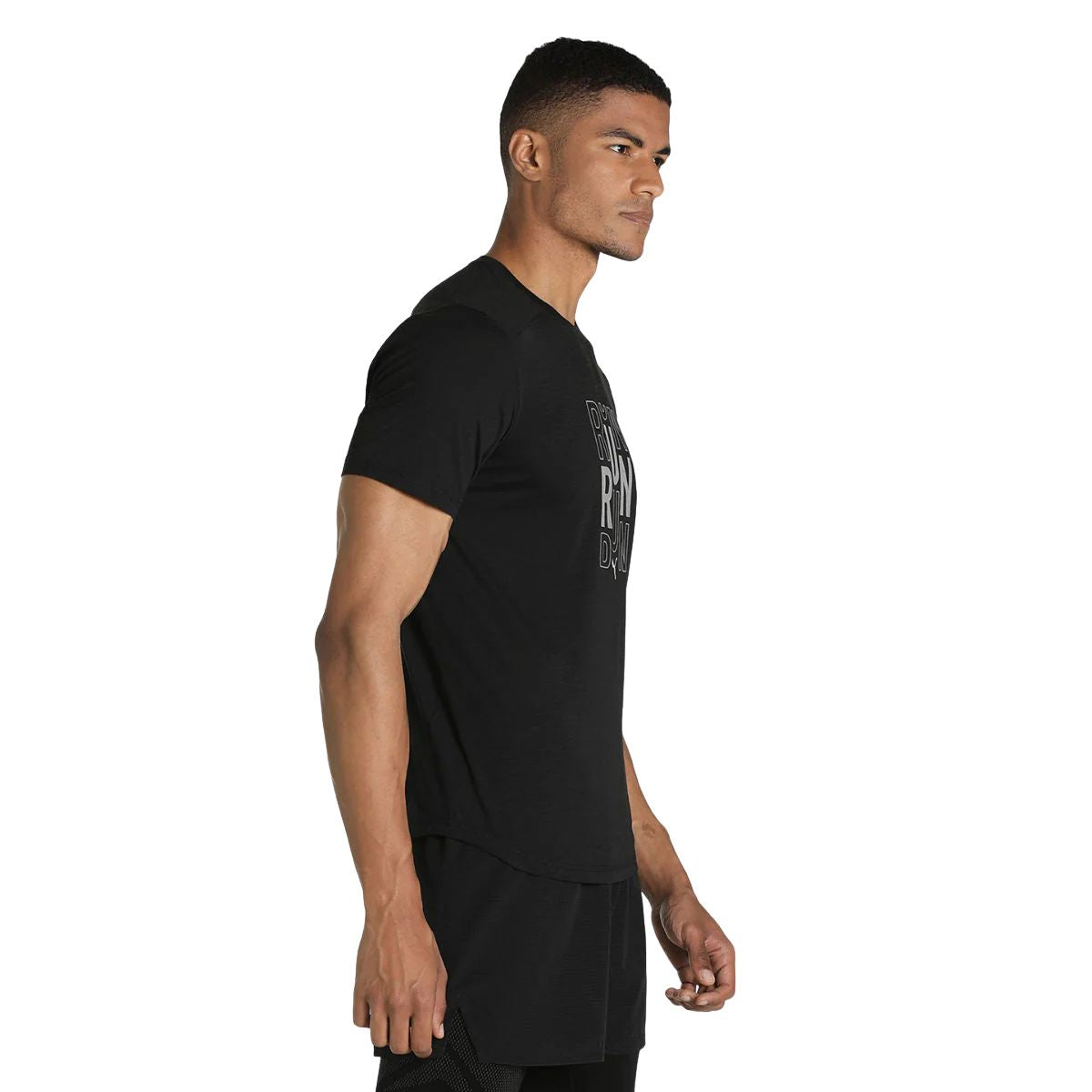 Puma Mens Train Logo Short Sleeve Tee