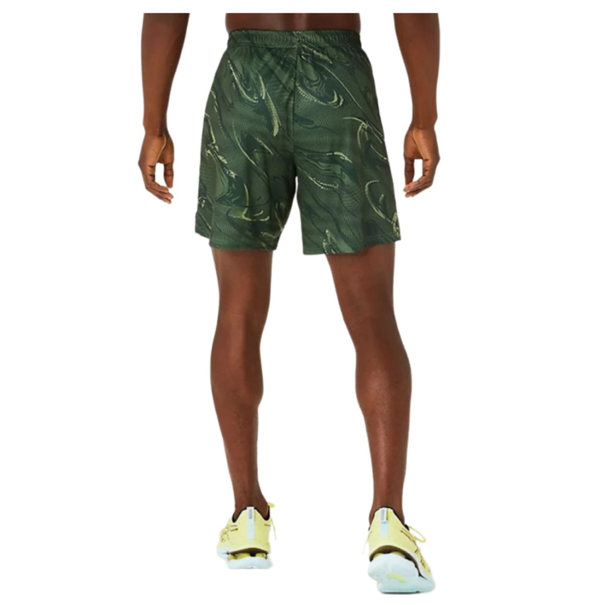 Asics Suminagashi Motif Print 7 In Running Shorts
