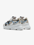 733 white over-panelled chunky sneaker