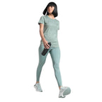 Puma Womens Train All Day Essential Heather Logo Tee