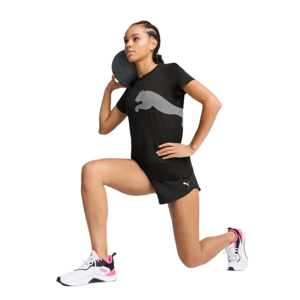 Puma Womens Train All Day Big Logo T-Shirt