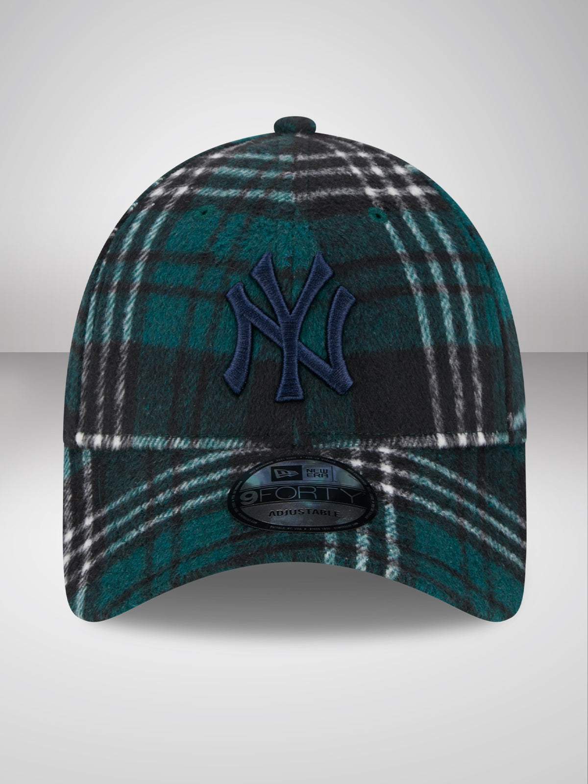 New Era NY Yankeens Check Adjustable Cap