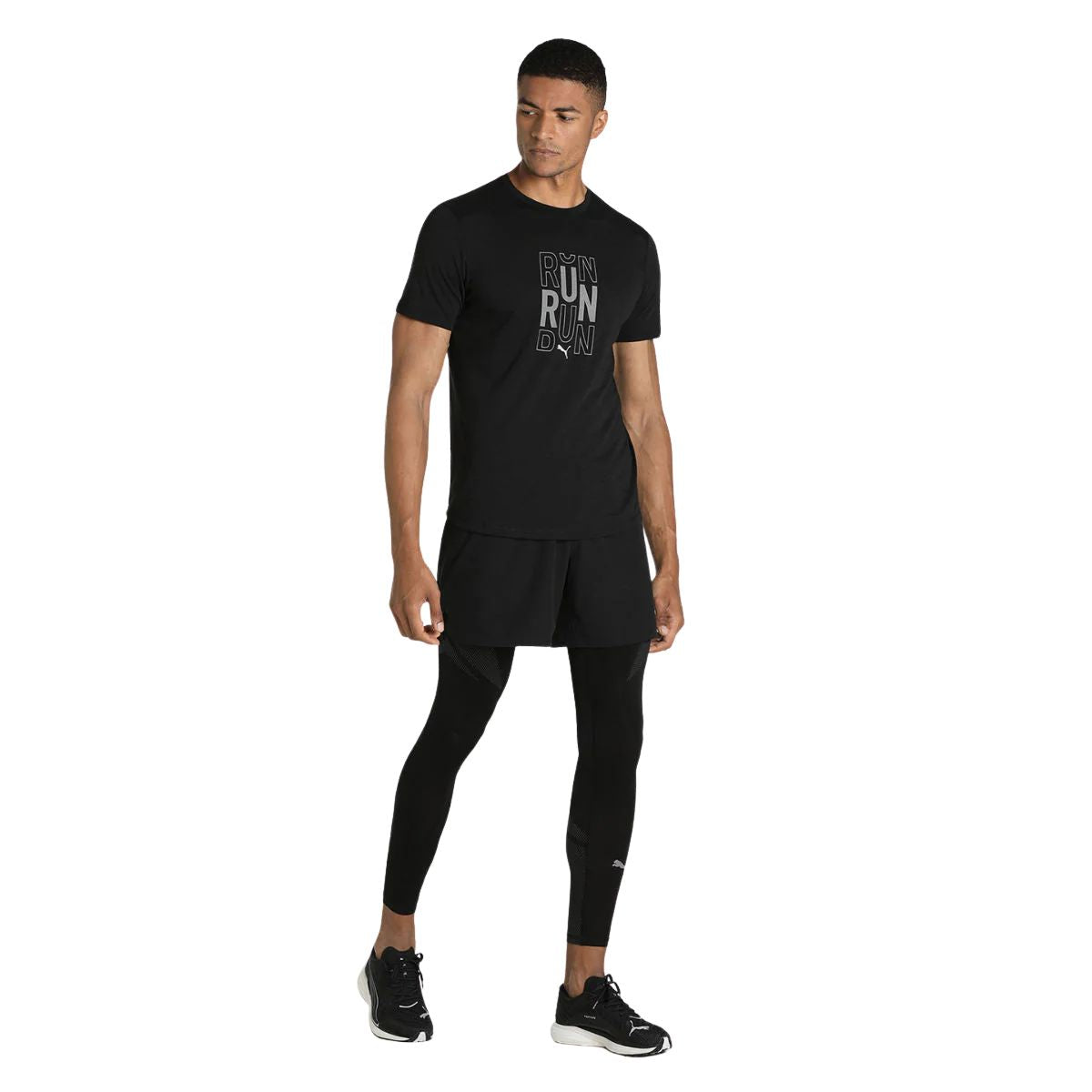 Puma Mens Train Logo Short Sleeve Tee