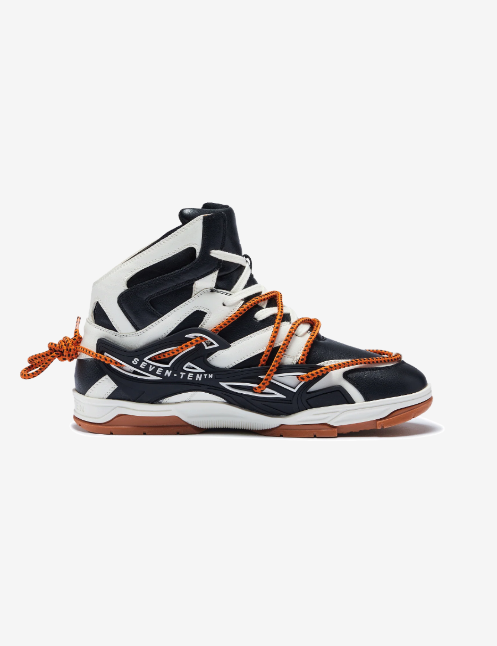 739 Orange Puffin High-Top Sneakers - The Grand Sale