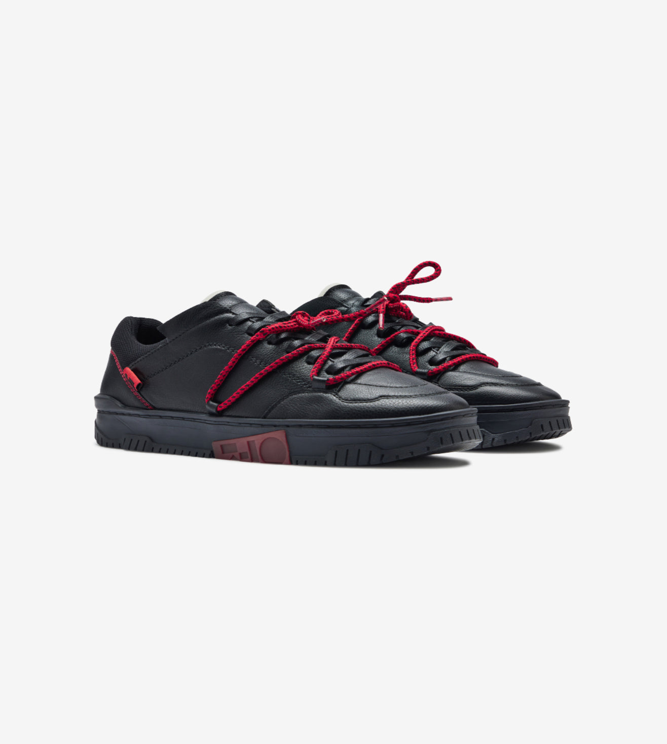 702 black & red low-top sneaker - The Grand Sale