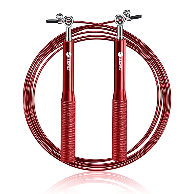 Konex Adjustable Steel Wire Skipping Jump Rope