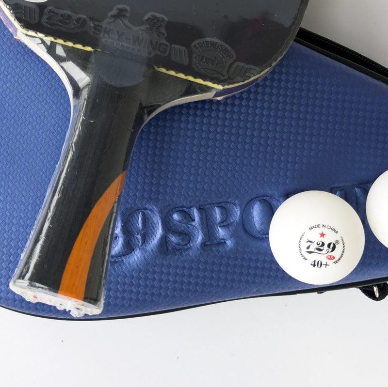 729 Very 7 Star Table Tennis Bat (1 Bat & 2 Balls With Cover)