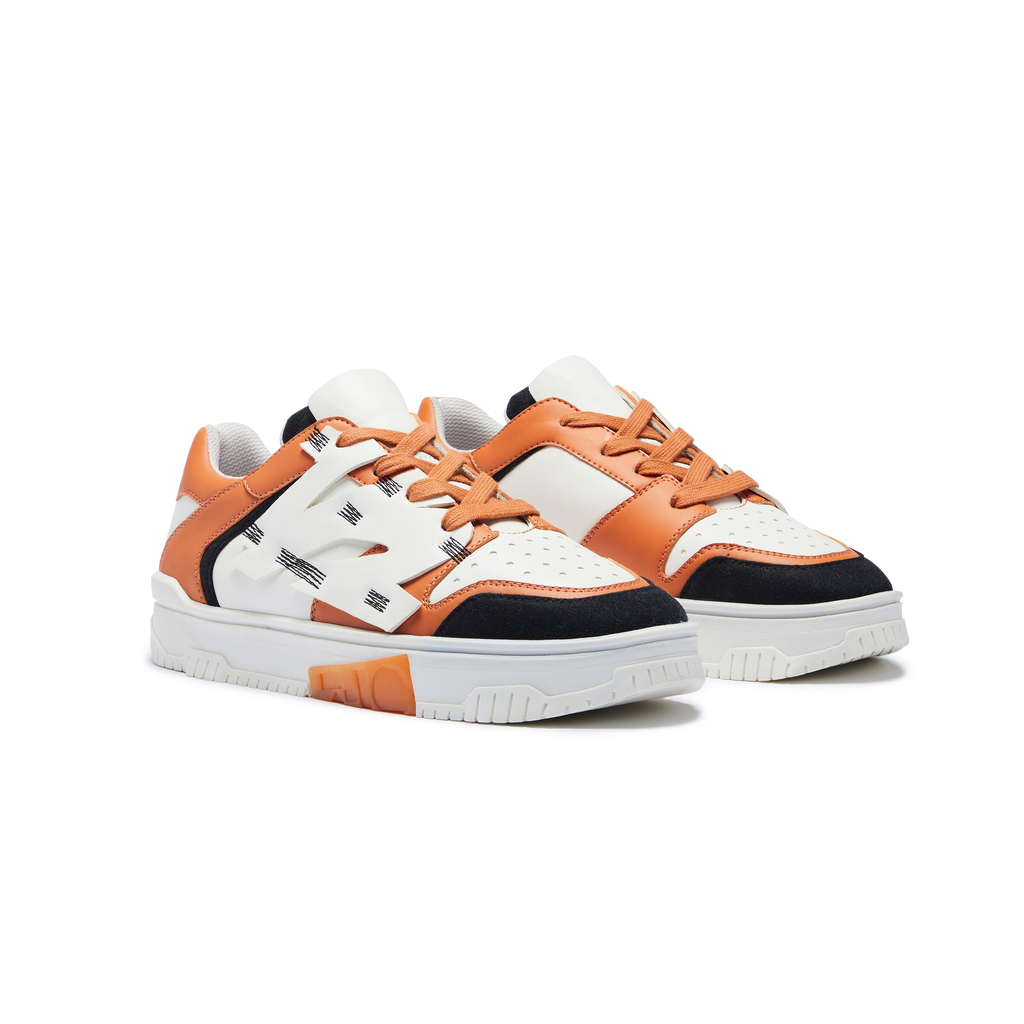 735 Cheeto Chunky Orange Low-Top Sneakers