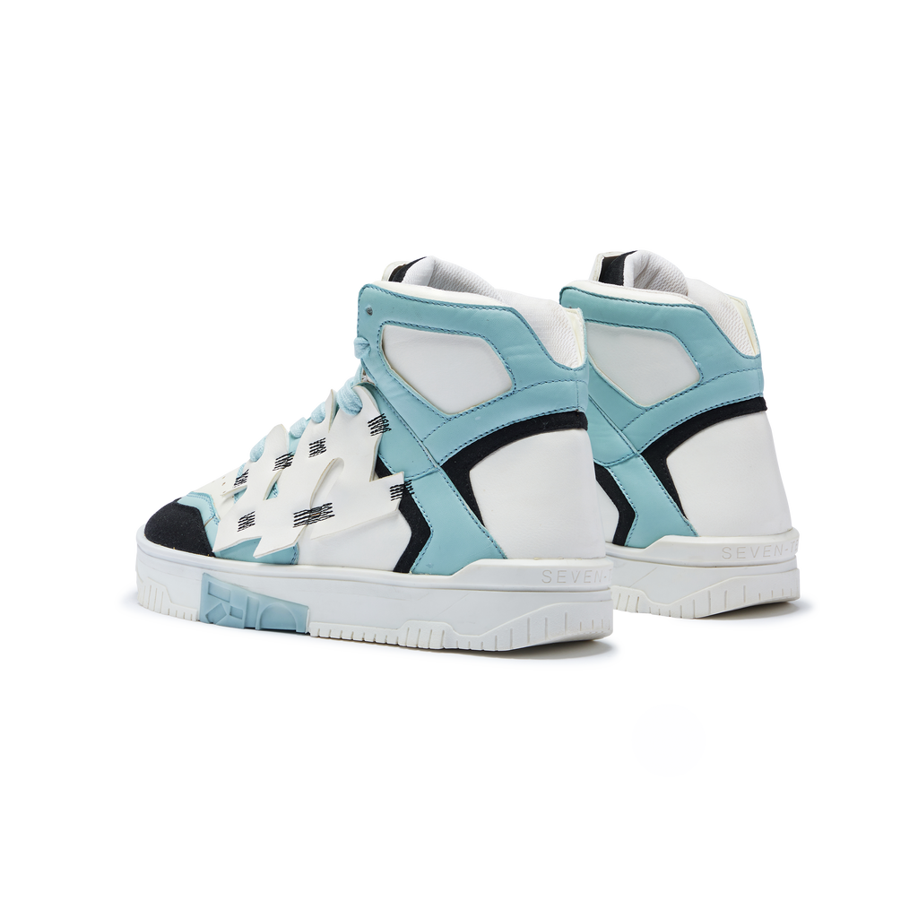 736 Cloud White High-Top Sneakers