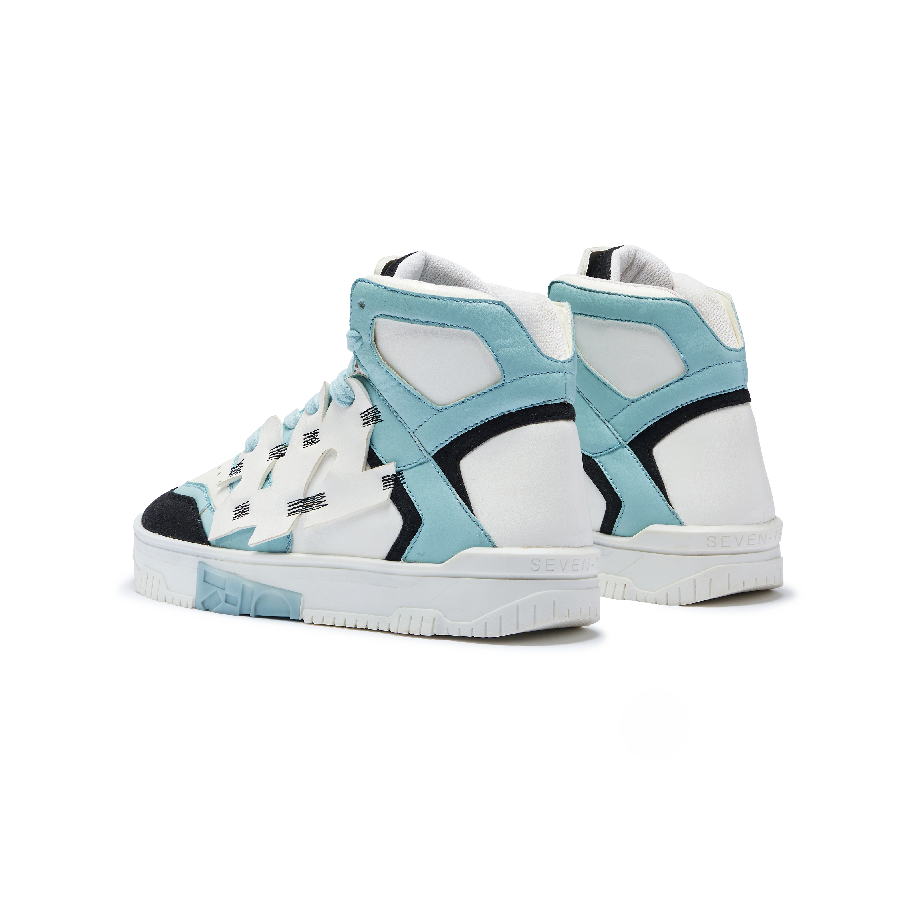 736 Cloud White High-Top Sneakers - The Grand Sale