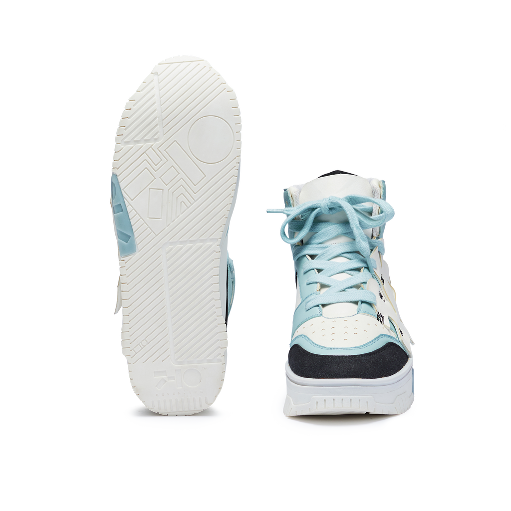 736 Cloud White High-Top Sneakers