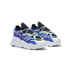 743 Hydra Blue & White Chunky Sneakers