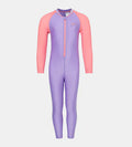 Speedo Colorblock All In One Suit Kids Swimwear