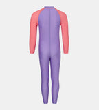 Speedo Colorblock All In One Suit Kids Swimwear