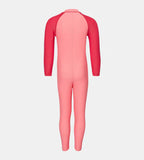 Speedo Colorblock All In One Suit Kids Swimwear
