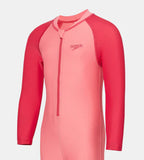 Speedo Colorblock All In One Suit Kids Swimwear