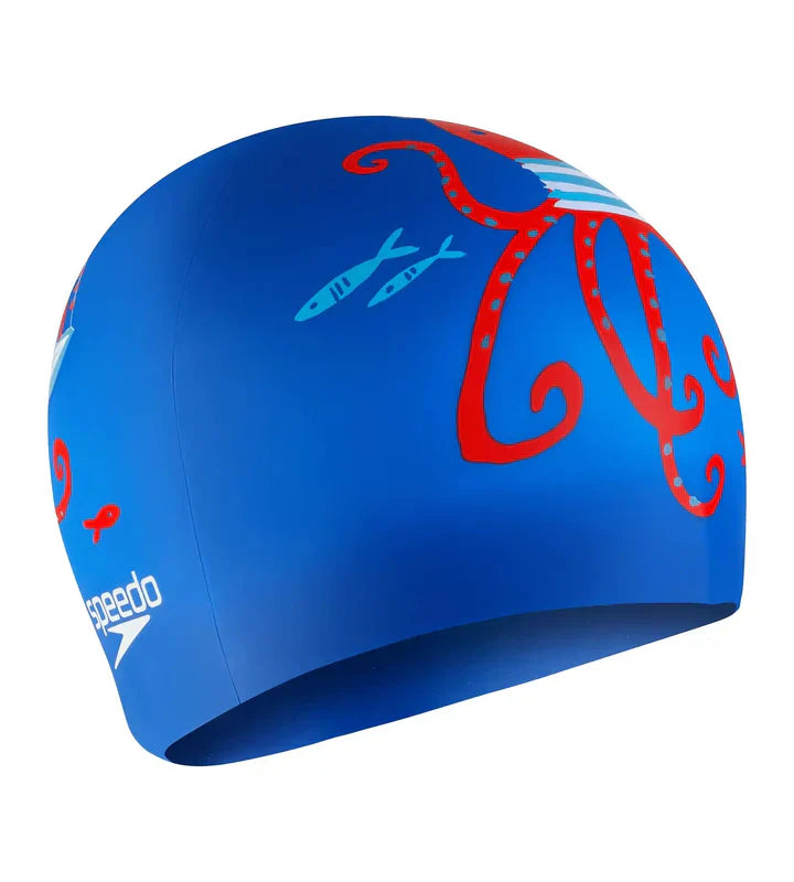 Speedo Slogan Print Swimming Cap