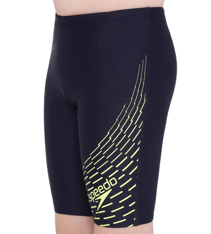 Speedo JM Medley Logo Jammer Boys Swimming Costume