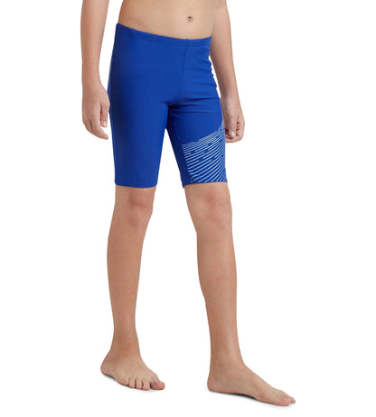 Speedo JM Medley Logo Jammer Boys Swimming Costume