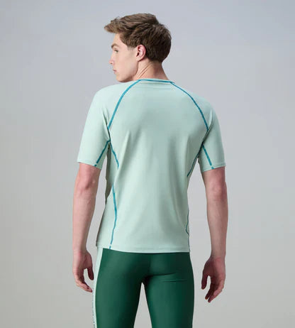 Speedo Short Sleeve Suntop Male Swimwear