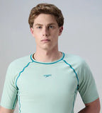 Speedo Short Sleeve Suntop Male Swimwear