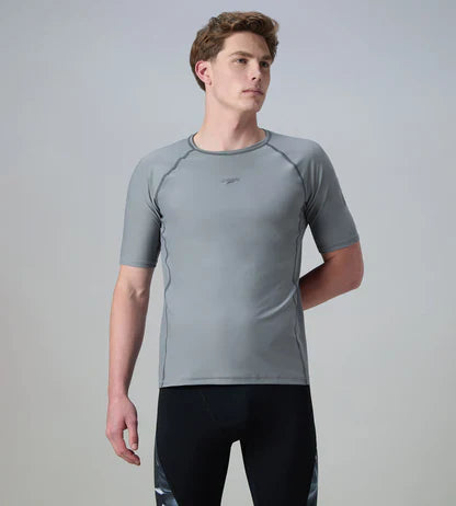 Speedo Short Sleeve Suntop Male Swimwear