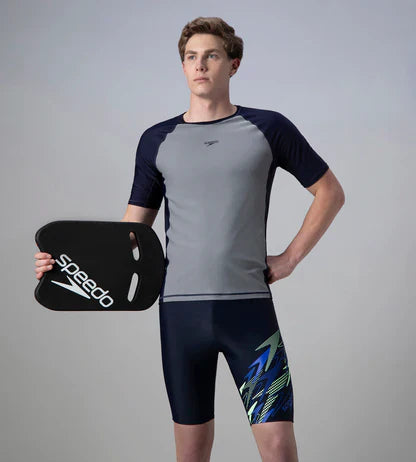 Speedo Short Sleeve Suntop Male Swimwear