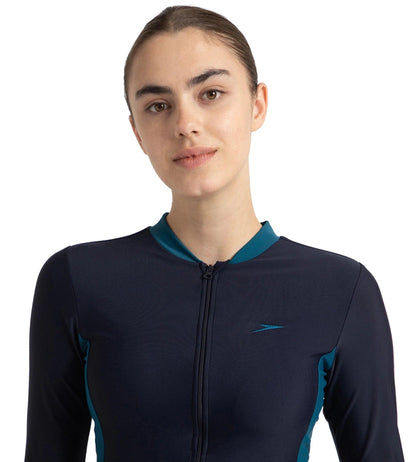 Speedo Af 2Pc Full Body Suit Swimming Costume (Female)