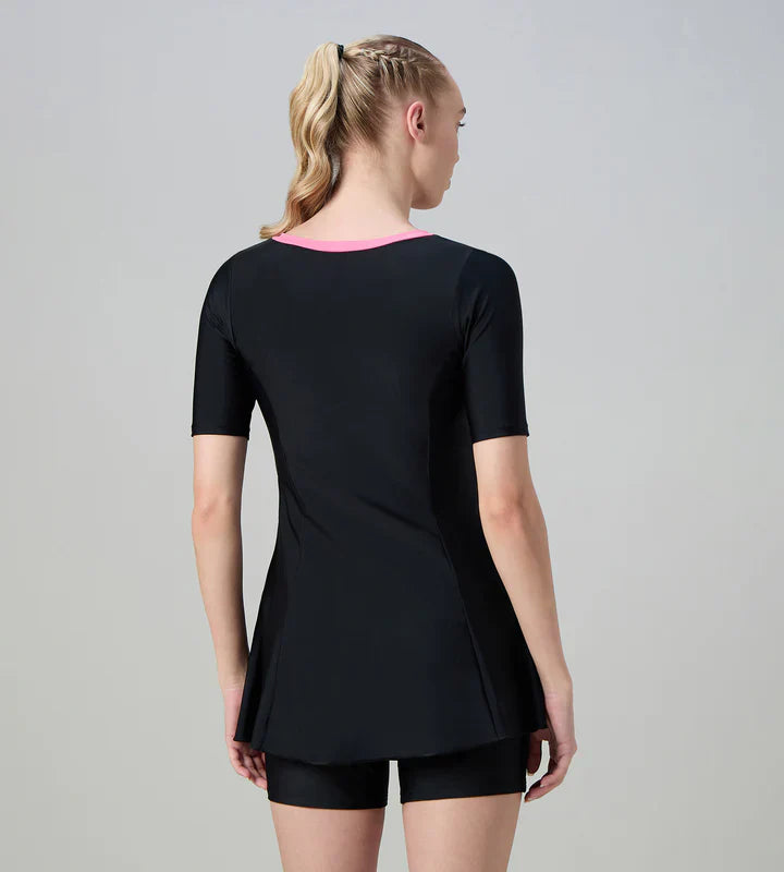 Speedo Endurance 10 Short Sleeve Closedback Female Swimwear