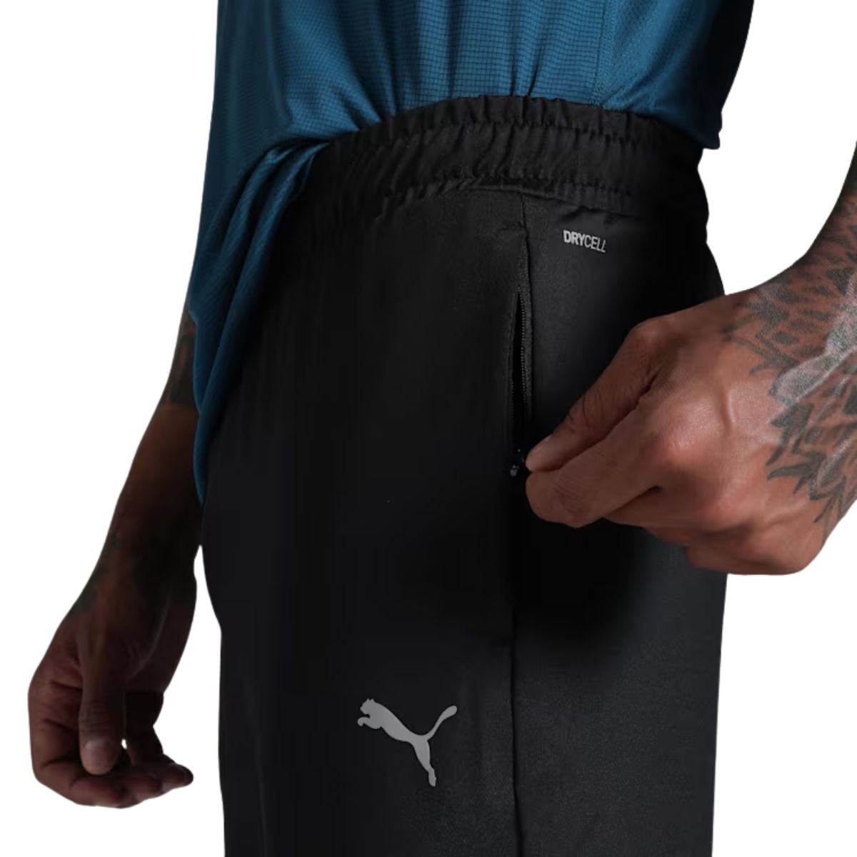 Puma Mens Run Reflective Logo Pant