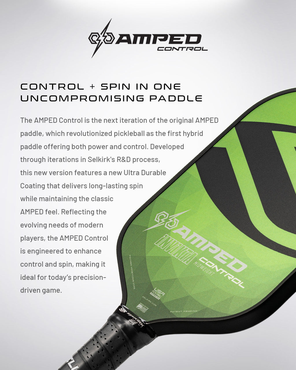 Selkirk Amped Control-Epic Pickleball Paddle