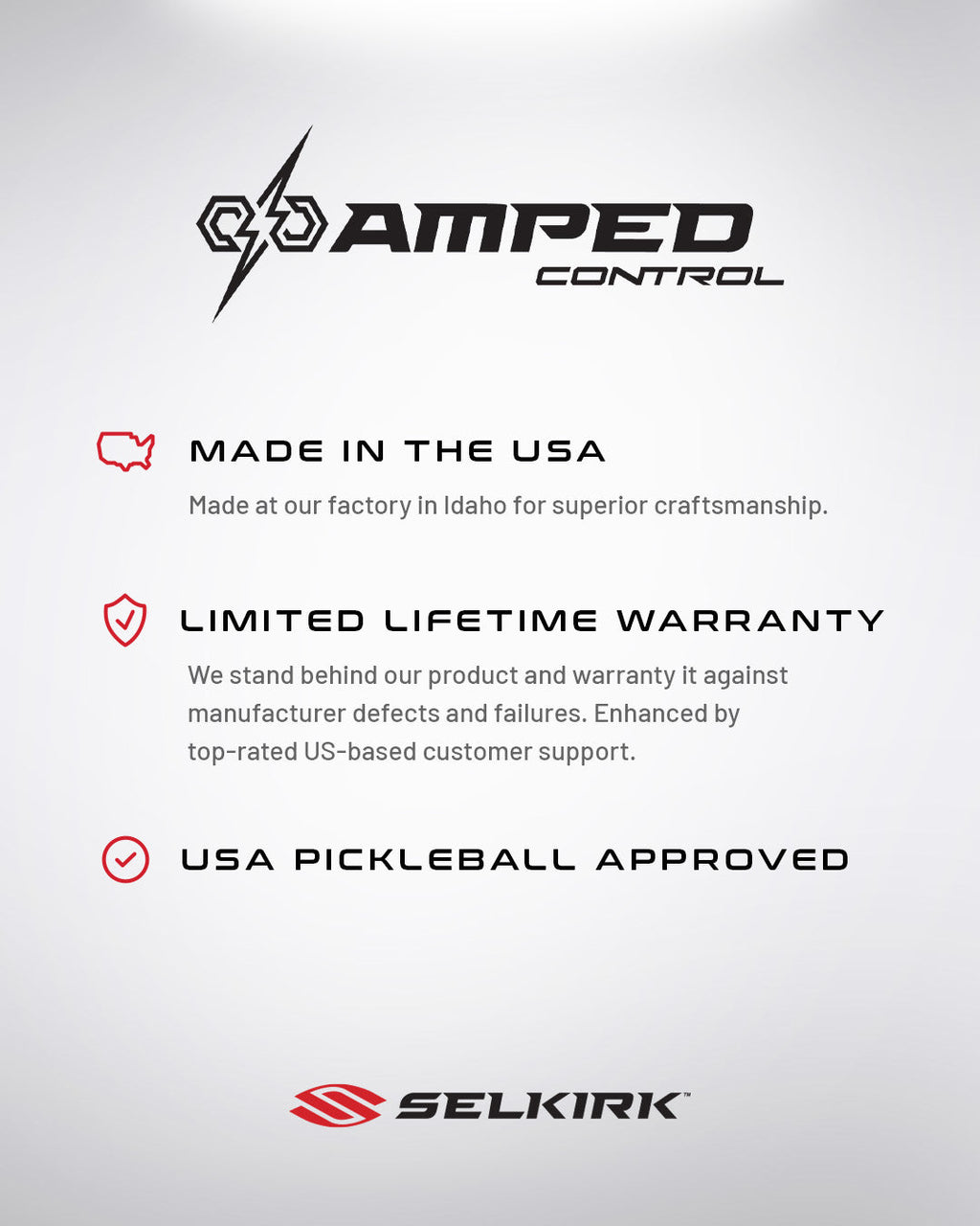 Selkirk Amped Control-S2 Pickleball Paddle