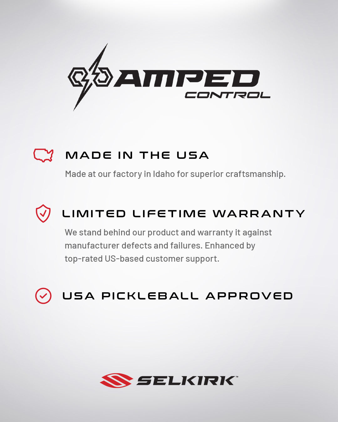 Selkirk Amped Control-S2 Pickleball Paddle