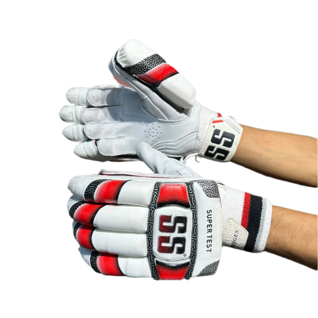 SS Super Test Ravindra Jadeja Cricket Batting Gloves