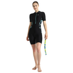 Speedo End Essential Splice Print Closedback Kneesuit Female Swimming Costume